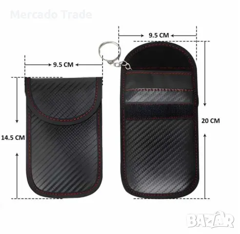 Калъф Mercado Trade за заглушаване и блокиране на сигнал, снимка 2 - Аксесоари и консумативи - 50055935