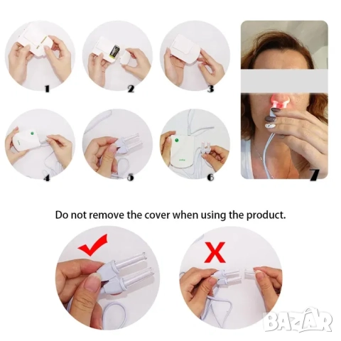 BIONASE уред за фототерапия на синузит и ринит, сенна хрема, снимка 7 - Други стоки за дома - 52212187