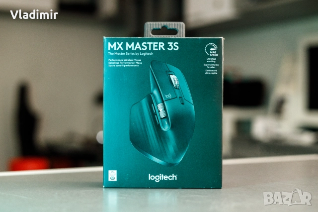 Мишка Logitech - MX Master 3S - Graphite, снимка 1