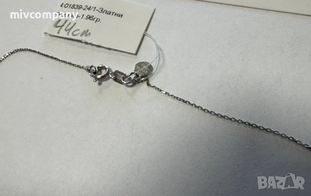 Златен Синджир 1.96гр.44см., снимка 5 - Колиета, медальони, синджири - 51070897