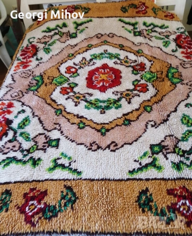 100% Вълнен троянски цветен губер, китеник, завивка