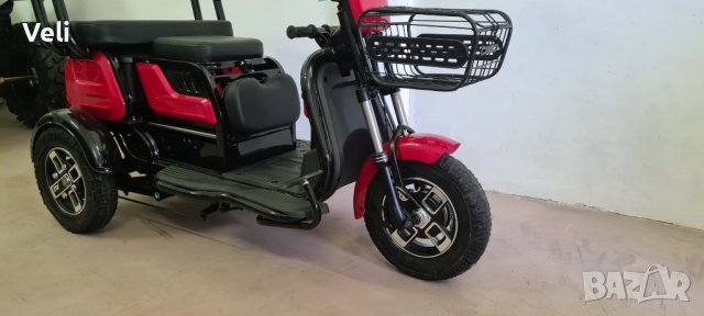 Електрическа триколка дву-триместна С-1 750W RED нов модел 2024 год., снимка 10 - Мотоциклети и мототехника - 36634020