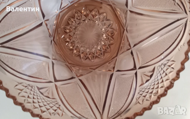 Сервиз за хранене от цветен кристал от 14 части, снимка 7 - Сервизи - 54137465