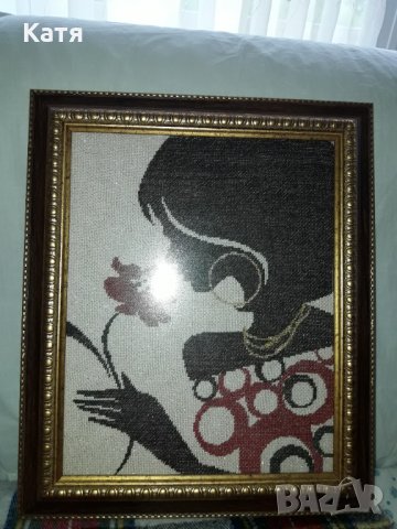 Продава гоблен ,,СИЛУЕТ,, - ръчна изработка, снимка 2 - Гоблени - 35243460