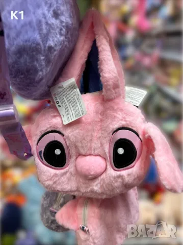 Плюшена чанта Стич, Лило и Стич плюшена раница , снимка 2 - Плюшени играчки - 49348439