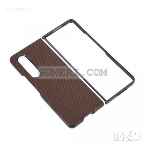 Samsung Galaxy Z Fold3 5G Твърд Предпазен Гръб  Карбон - 2 Части, снимка 10 - Калъфи, кейсове - 34225423