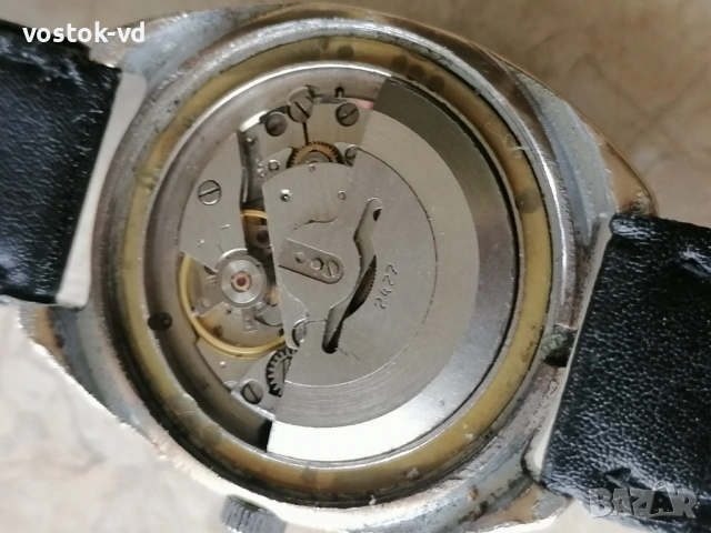 SLAVA 27 JEWELS  AUTOMATIC USSR РАБОТЕЩ  , снимка 4 - Антикварни и старинни предмети - 54353197