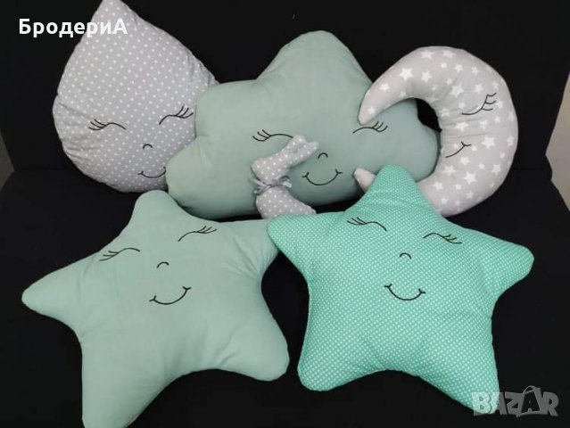 Декоративни възглавнички за бебешко легло /кошара , снимка 14 - Други - 28339703
