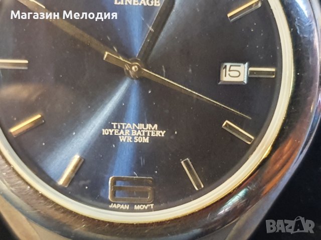 Мъжки часовник Casio LIN-169 Titanium В отлично техническо състояние, много добър външен вид., снимка 5 - Мъжки - 38598209