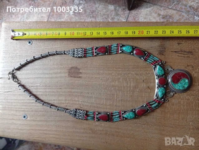 Много стилно колие с естествени камъни , снимка 5 - Колиета, медальони, синджири - 53886286