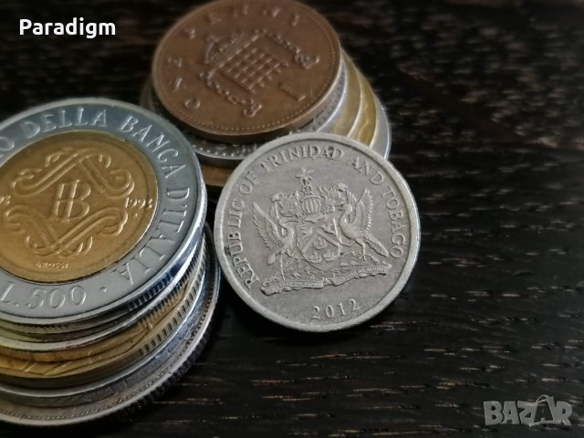 Монета - Тринидад и Тобаго - 25 цента | 2012г., снимка 2 - Нумизматика и бонистика - 32004966