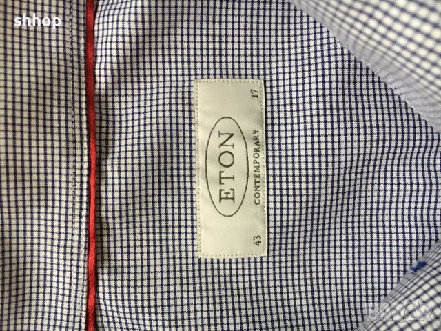 Бутикова риза Eton - бизнес клас, снимка 3 - Ризи - 29491828