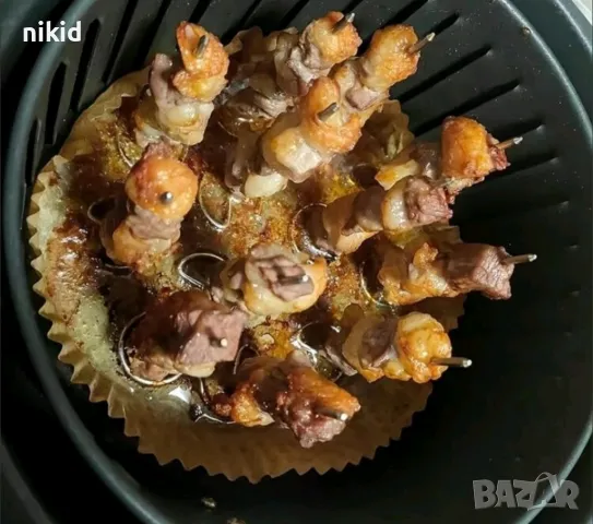 мини шишчета шиш шишче хапки за Air fryer Airfryer печка фурна грил, снимка 2 - Аксесоари за кухня - 48476185