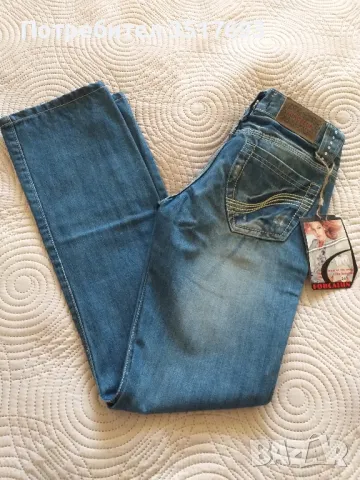 Дамски дънки с камъчета S , снимка 3 - Дънки - 49209572