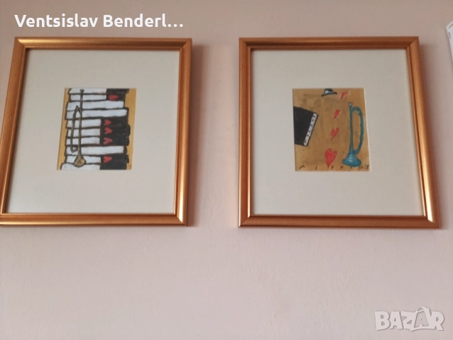 Две картини-акрил, снимка 3 - Друга електроника - 52440141