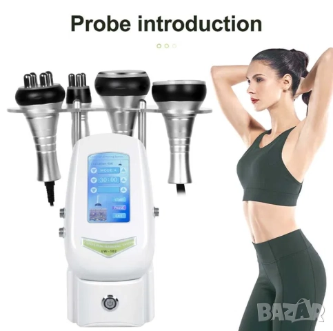 Уред за кавитация , радиочестотен лифтинг и вакуум 4 в 1, снимка 2 - Козметични уреди - 52061982