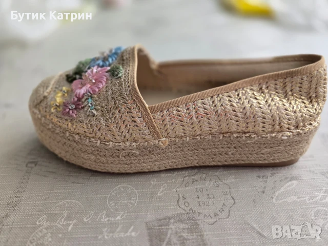Дамски еспадрили , снимка 3 - Дамски ежедневни обувки - 51354830