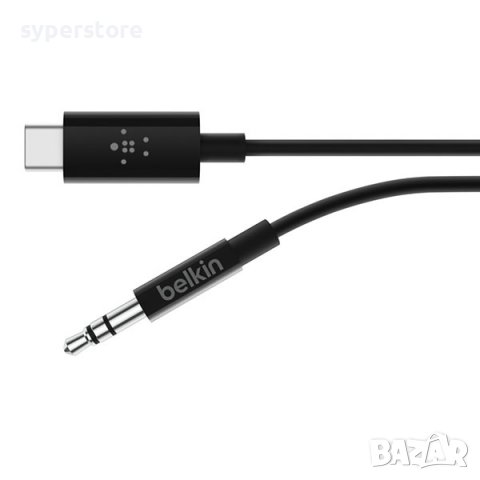 Кабел  USB Type C - 3.5mm Audio, 1.8m RockStar F7U079bt06 SS301265 Мъжко-Жак 3.5