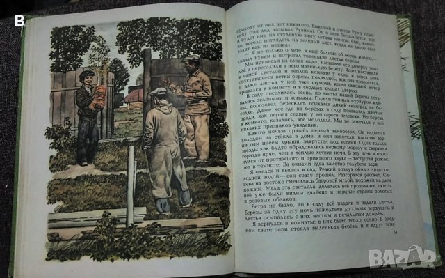 "Подарок"- разкази от К.Г. Паустовский на руски език, снимка 4 - Детски книжки - 35516917