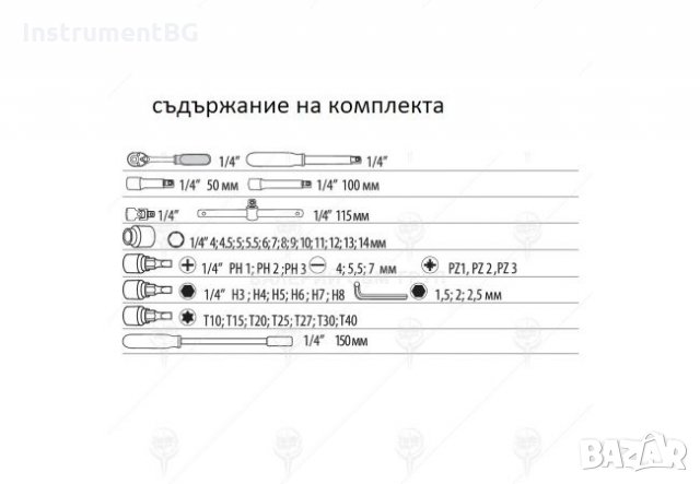 Комплект гедоре Premium / 45 части, снимка 2 - Гедорета - 30064705