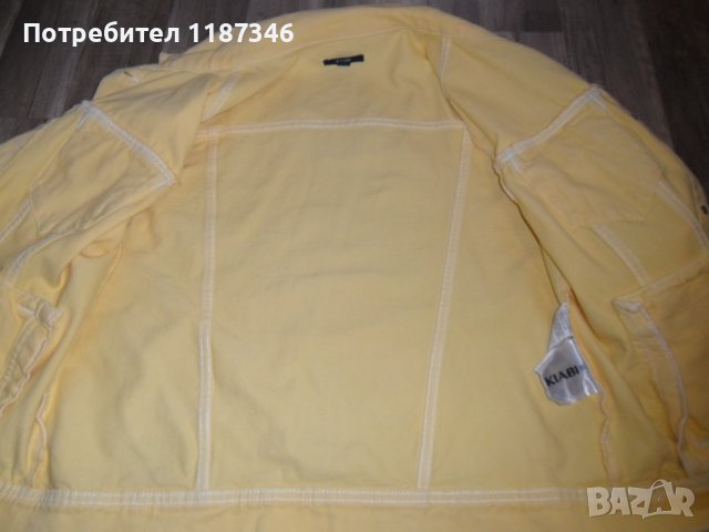 жълто дънково яке, снимка 5 - Якета - 42202355