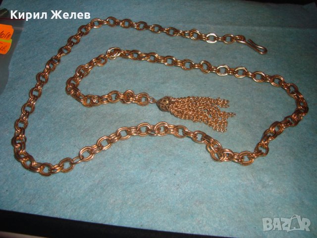 ПОЗЛАТЕН ВИНТИДЖ МЕТАЛЕН ДАМСКИ КОЛАН - ВЕРИЖКА 25197