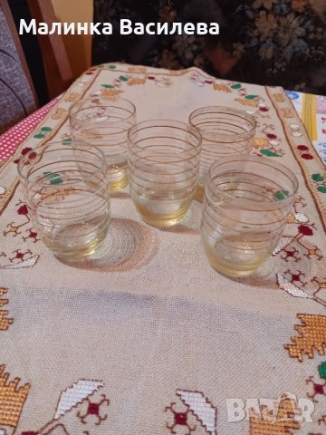 чаши с позлата , снимка 11 - Чаши - 44232648