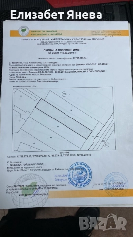 Предлагаме за продажба УПИ с обща площ 7809 кв.м. с. Тополово /път Маказа/, снимка 5 - Парцели - 52228272