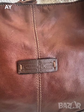 Дамска чанта естествена кожа Gianni Conti , снимка 2 - Чанти - 39109962