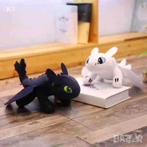 Плюшена играчка Как да си дресираш дракон, Плюшен дракон, снимка 5 - Плюшени играчки - 51467321