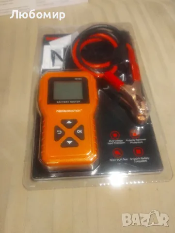 Тестер за автомобилна батерия 6 V 12 V 24 V, Тестер за измерване на батерията за кола , снимка 7 - Друга електроника - 47542903