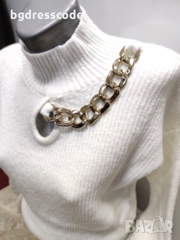 Бяла ефектна блуза , снимка 1