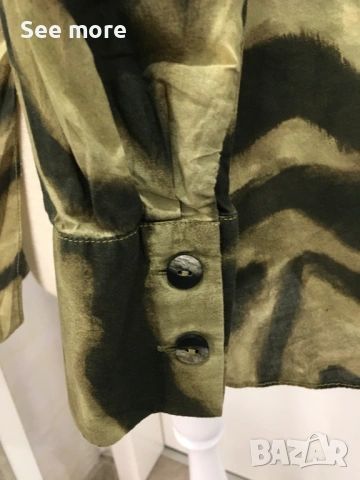 Massimo Dutti риза зебра 38, снимка 4 - Ризи - 53935152