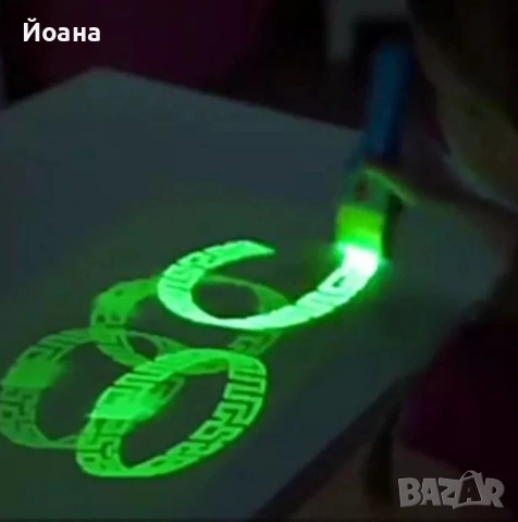 Четка с флуоресцентна светлина, снимка 3 - Образователни игри - 53185435