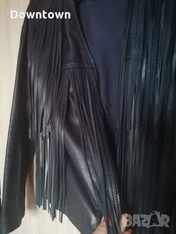 IMPERIAL естествена кожа яке с ресни, снимка 8 - Якета - 31166400