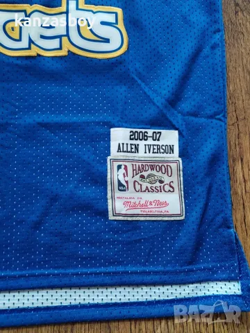 MITCHELL AND NESS DENVER NUGGETS ALLEN iverson 2006-07 - мъжки колекционерски потник КАТО НОВ С, снимка 3 - Тениски - 55792659