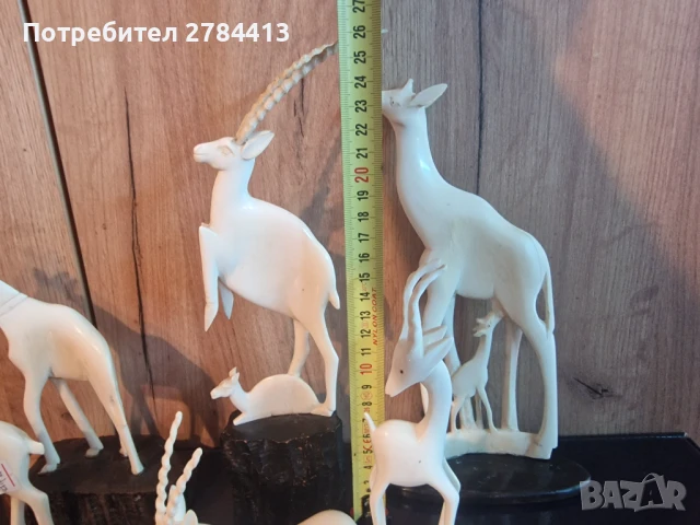 Африкански фигурки от слонова кост разпродажба, снимка 2 - Статуетки - 51275815