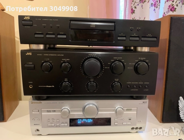Jvc ax-a662 Jvc xl-v120, снимка 3 - Аудиосистеми - 51870803