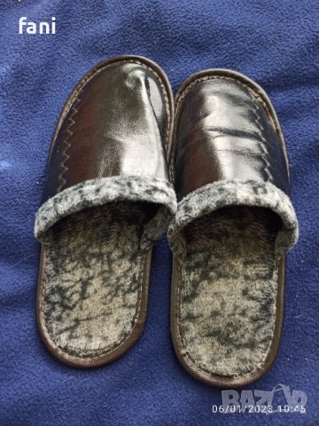 Мъжки кожени чехли - 41номер