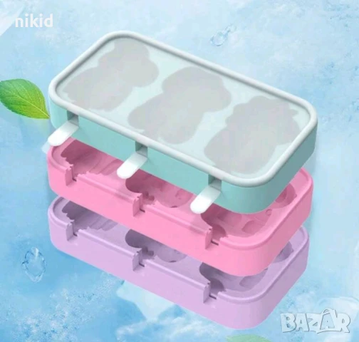 Трактор Автомобил Кола Автобус ескимо сладолед силиконов молд форма десерти Попсикъл, снимка 5 - Форми - 51185676