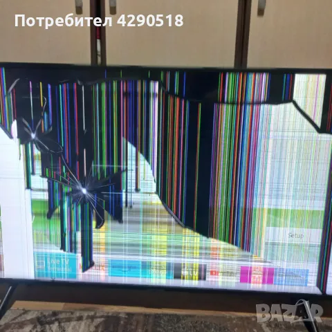 Samsung UE43RU7172U счупен дисплей, снимка 1