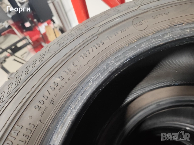 2бр.летни гуми 205/65/16C Continental, снимка 3 - Гуми и джанти - 52467305