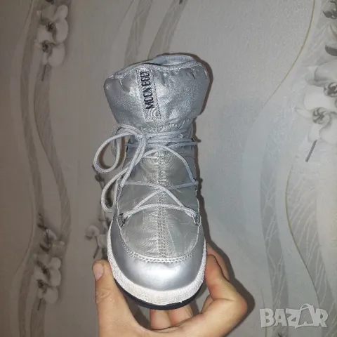 Moon Boot Jr Girl Low  Silver номер 35 ботуши, снимка 10 - Детски боти и ботуши - 47779215