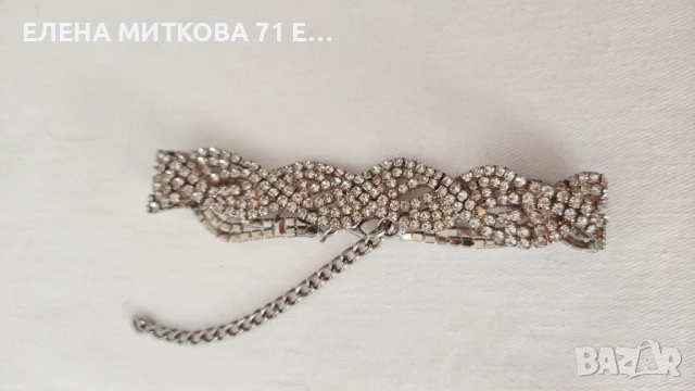 Две красиви гривни от метал и камъчета, снимка 4 - Гривни - 51318344