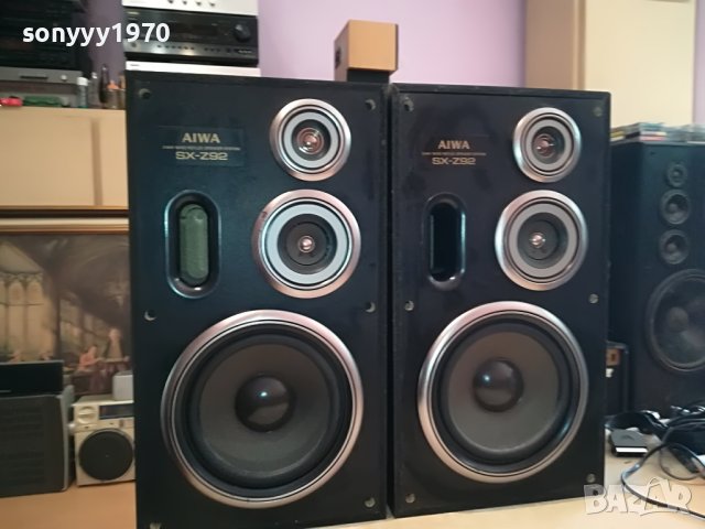 AIWA BIG SPEAKER SYSTEM-MADE IN UK 1409221139L, снимка 3 - Тонколони - 37998694
