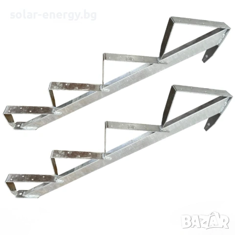 Метални носачи за стълби комплект (2 бр.) 2–6 стъпала | Стандарт и Премиум, снимка 2 - Други - 54236316