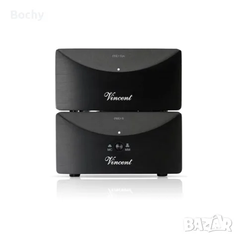 Vincent PHO-8, PHO-8S, phono preamp, MM/MC, фоно предусилвател, Hi-Fi, черен