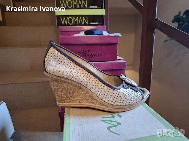 нови обувки естествена кожа , снимка 2 - Дамски ежедневни обувки - 54209599