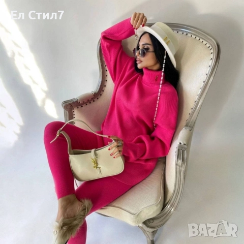 📌#Дамски #комплект стандарт С М Л МАШИННО ПЛЕТИВО Плътна материя, снимка 2 - Комплекти - 52268318