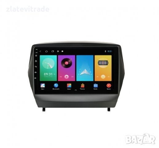HYUNDAI IX35 TUCSON 2009 - 2015 - 9'' Навигация Android, 8848К, снимка 4 - Навигация за кола - 33920822
